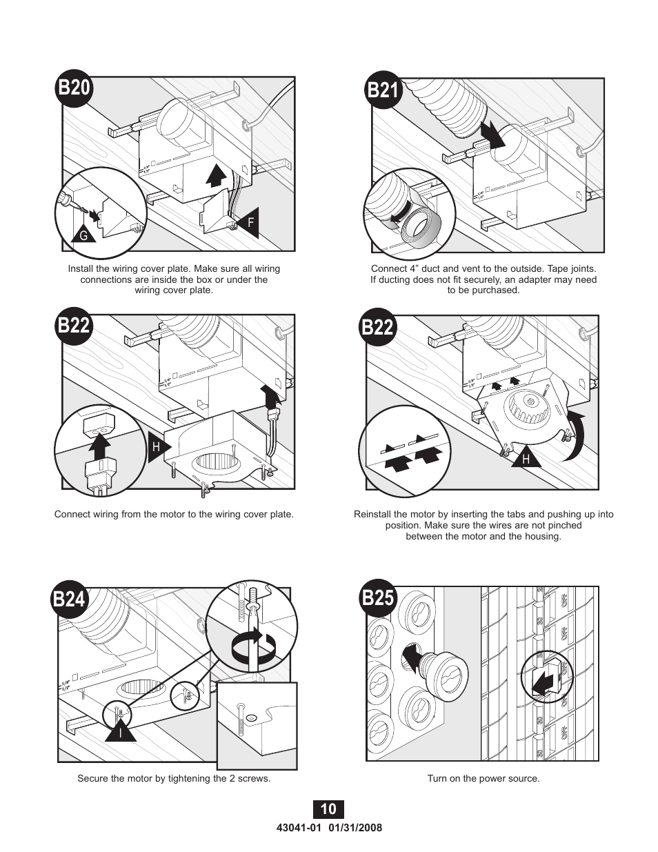 Hunter Fan 81021 User Manual | Page 10 / 65