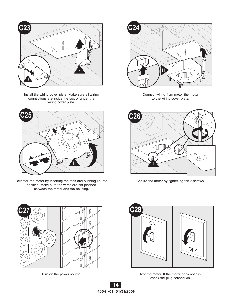 Hunter Fan 81021 User Manual | Page 14 / 65