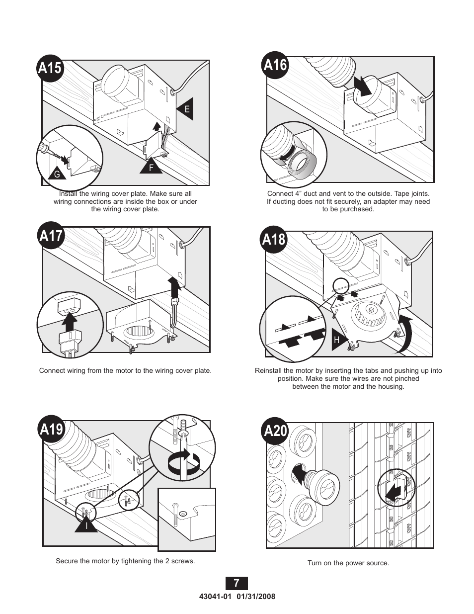 Hunter Fan 81021 User Manual | Page 7 / 65