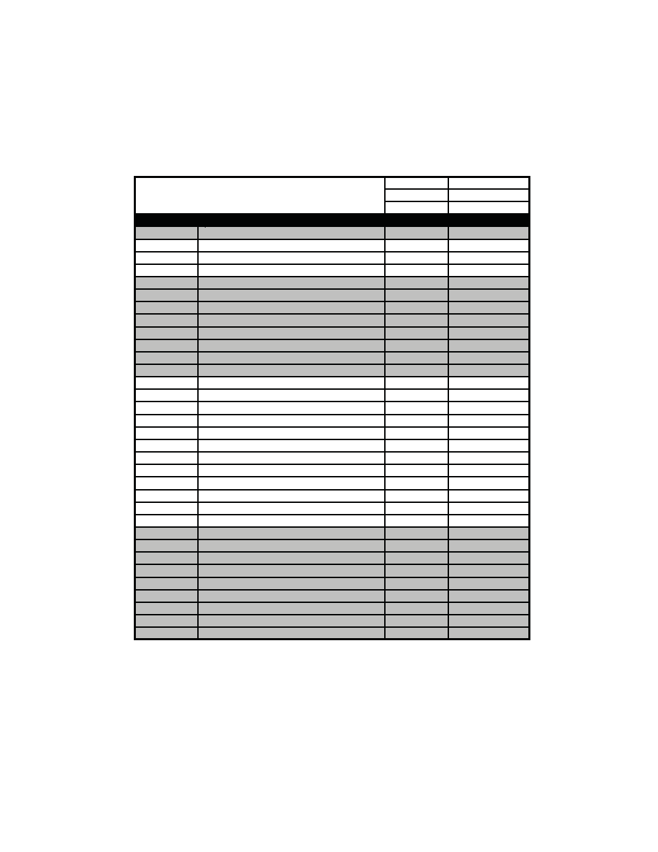 Parts guide, Parts list | Hunter Fan 22540 User Manual | Page 2 / 4