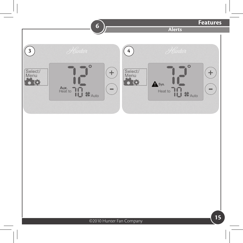 Features | Hunter Fan 42177 User Manual | Page 15 / 25