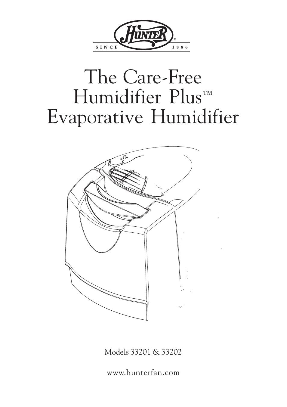 Hunter Fan 33202 User Manual | 8 pages
