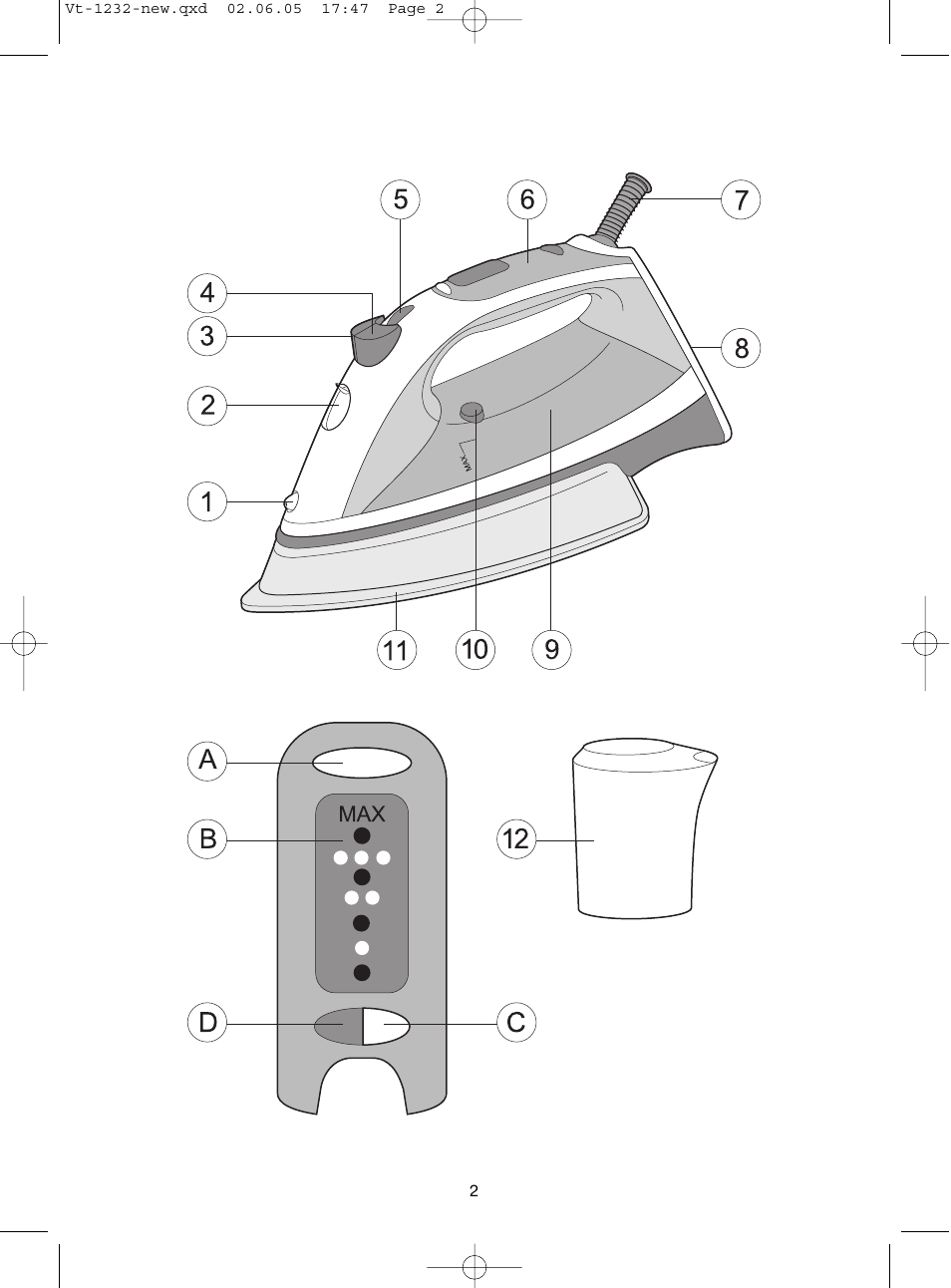 Vitek VT-1232 User Manual | Page 2 / 44