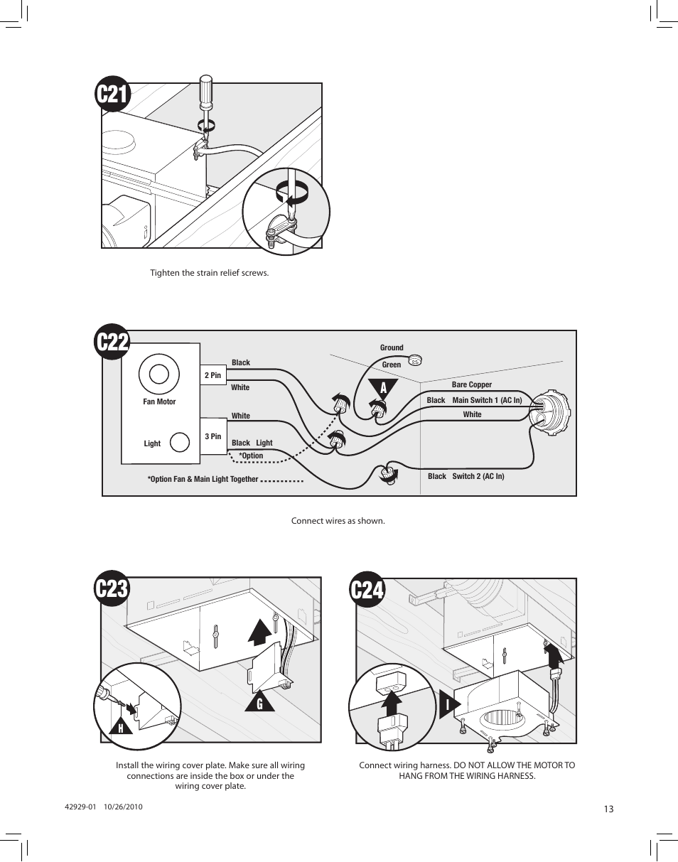 Hunter Fan LA STRADA 82022 User Manual | Page 13 / 63