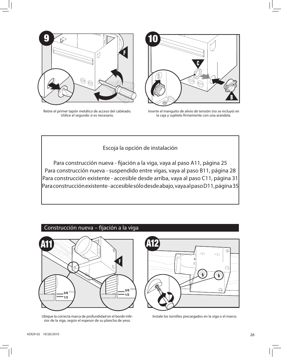 Hunter Fan LA STRADA 82022 User Manual | Page 26 / 63