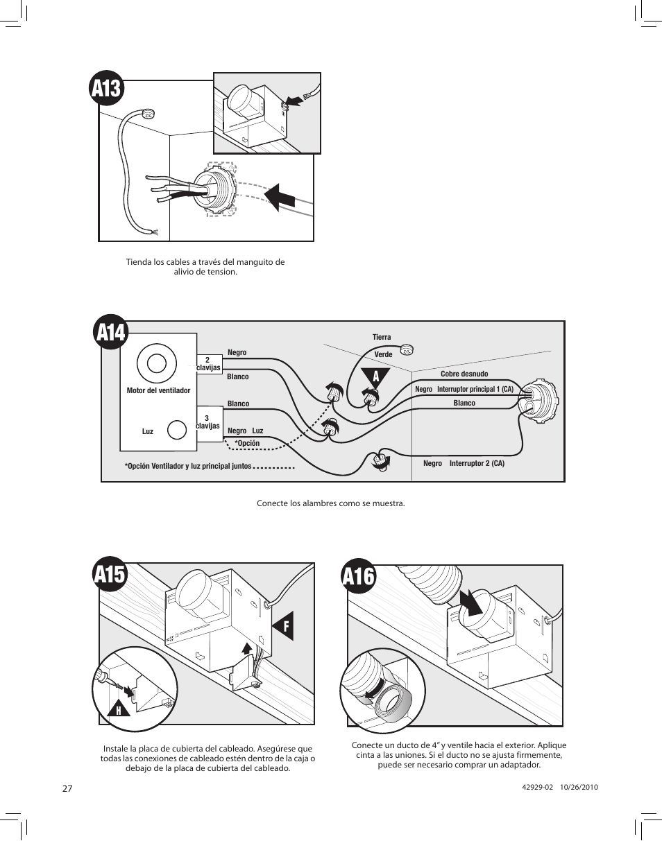 0a16 | Hunter Fan LA STRADA 82022 User Manual | Page 27 / 63