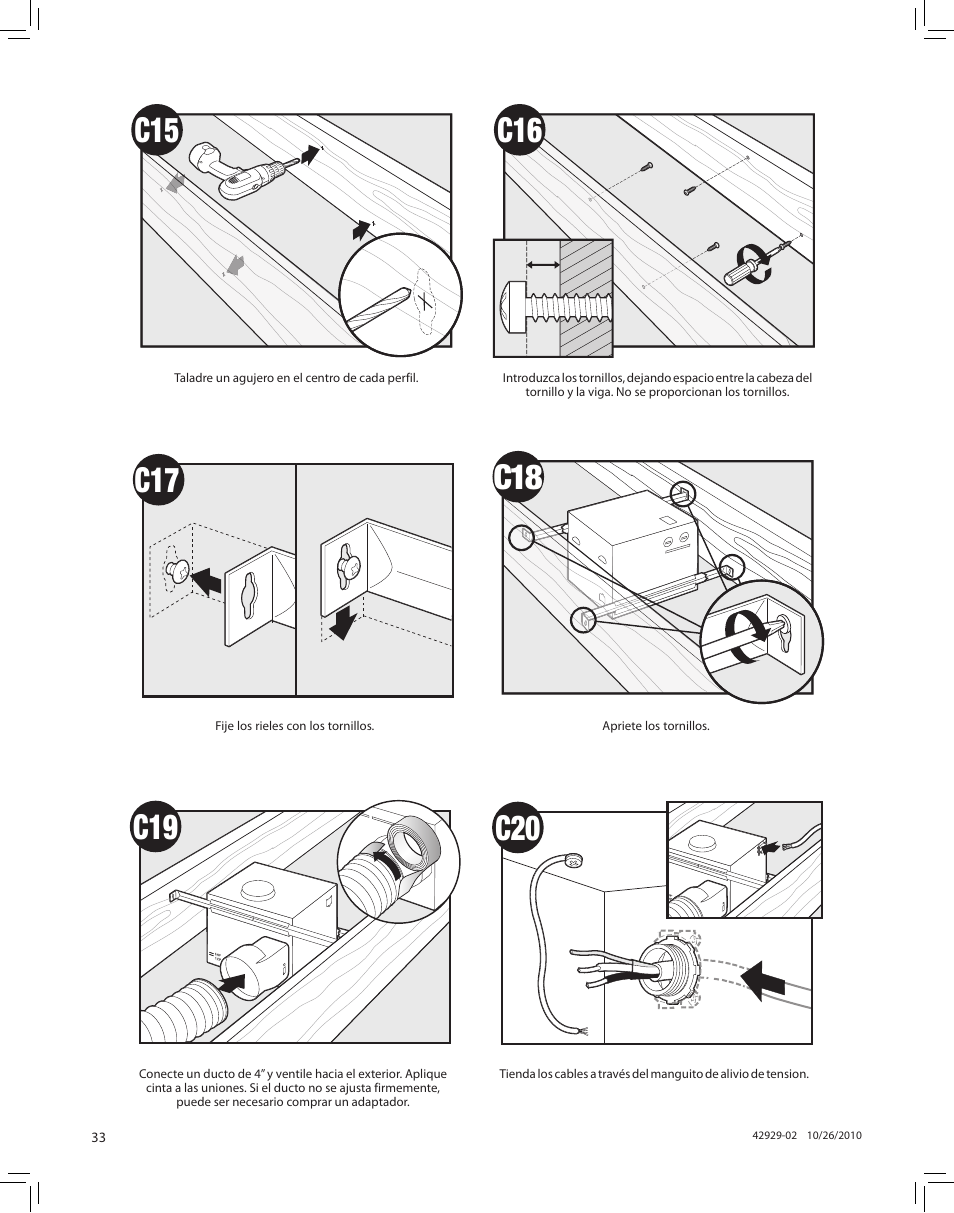 C15 c16 | Hunter Fan LA STRADA 82022 User Manual | Page 33 / 63