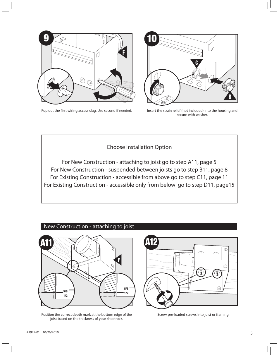 Hunter Fan LA STRADA 82022 User Manual | Page 5 / 63