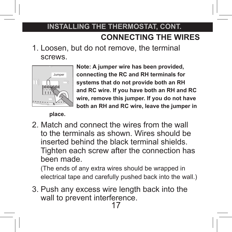 Hunter Fan SET & SAVE 44155C User Manual | Page 17 / 52