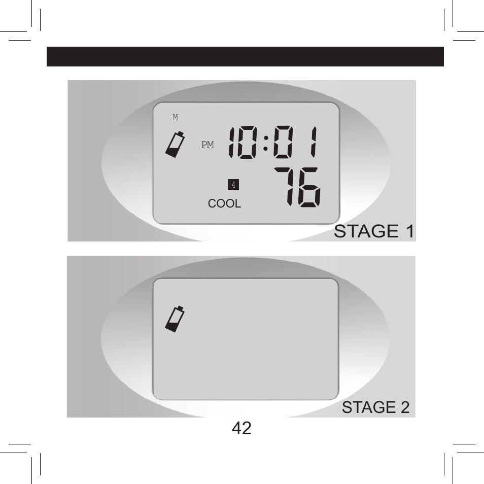 Stage 1, Stage 2 | Hunter Fan SET & SAVE 44155C User Manual | Page 42 / 52