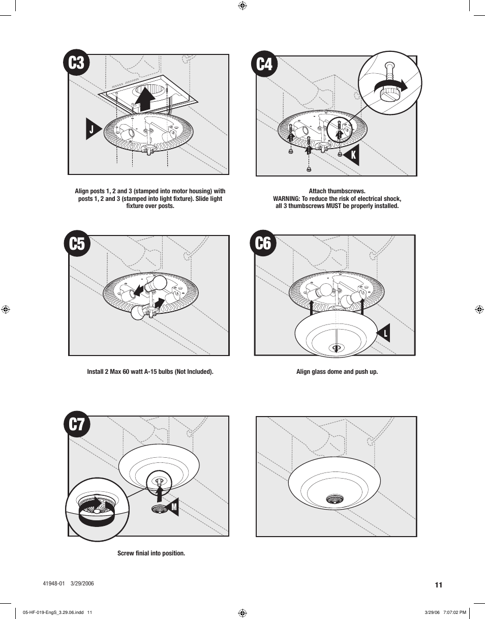 C5 c6 | Hunter Fan 82005 User Manual | Page 11 / 28