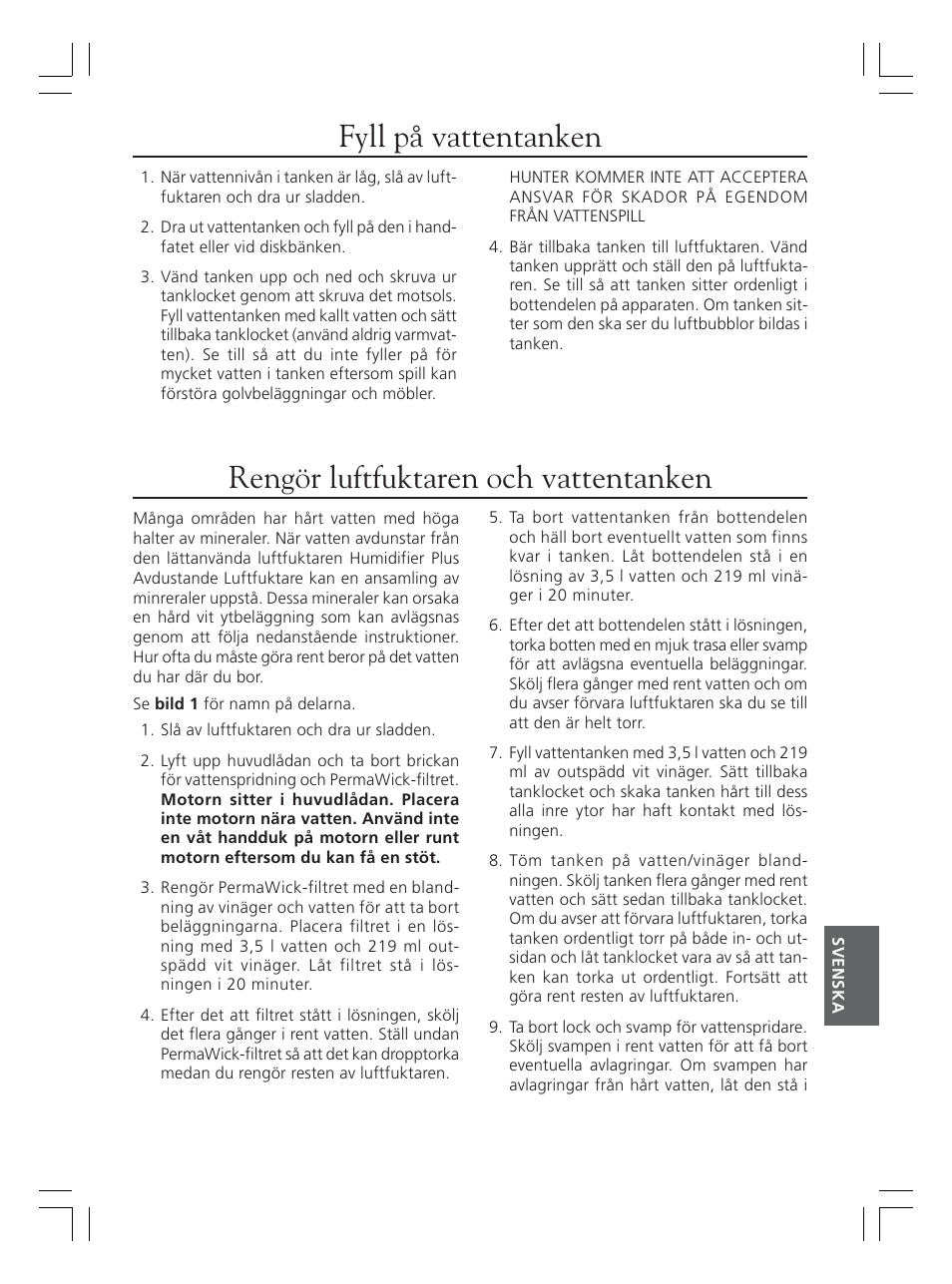 Hunter Fan 36202 User Manual | Page 47 / 54