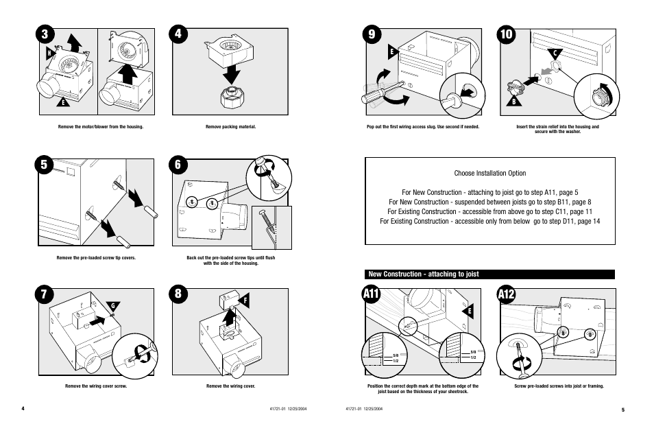 Hunter Fan ARCHITECT 90061 User Manual | Page 3 / 10