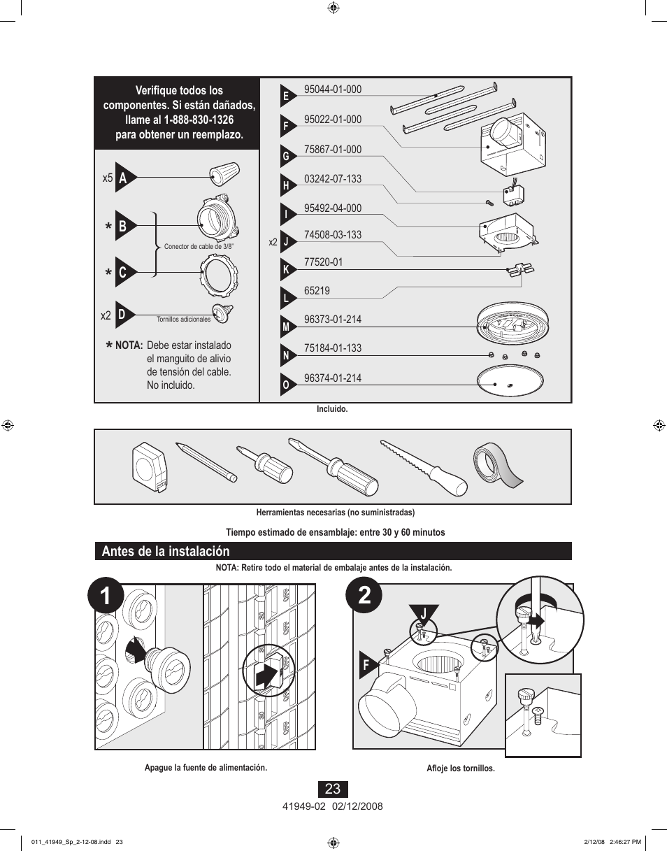 Ab c | Hunter Fan 41949-01 User Manual | Page 23 / 40