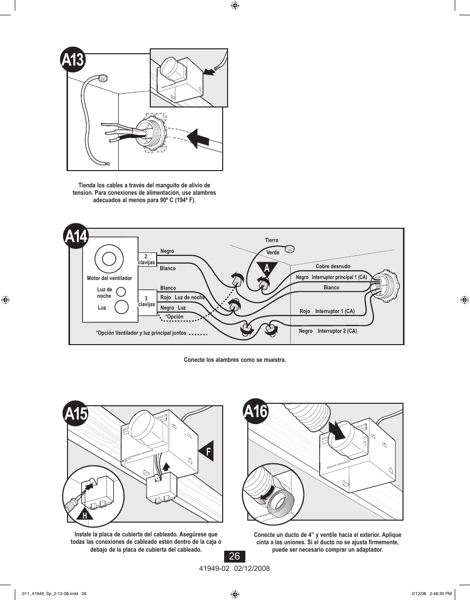 Hunter Fan 41949-01 User Manual | Page 26 / 40