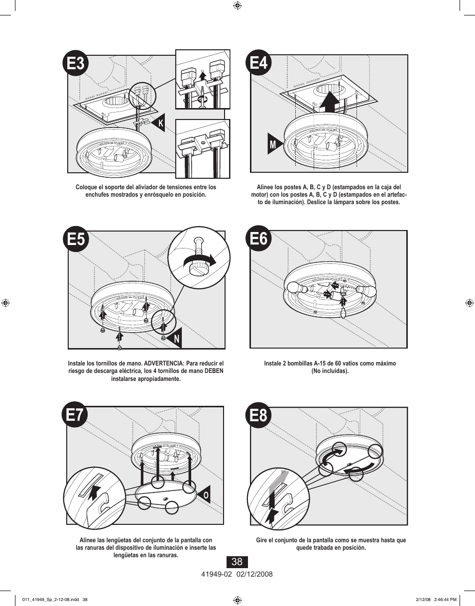 Hunter Fan 41949-01 User Manual | Page 38 / 40