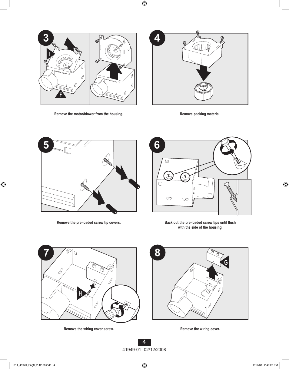 Hunter Fan 41949-01 User Manual | Page 4 / 40