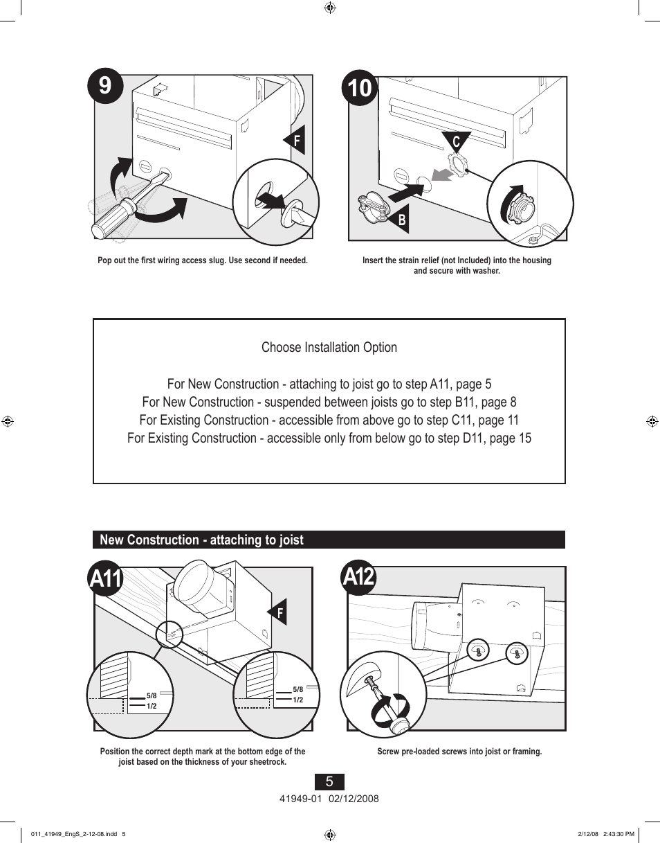 Hunter Fan 41949-01 User Manual | Page 5 / 40