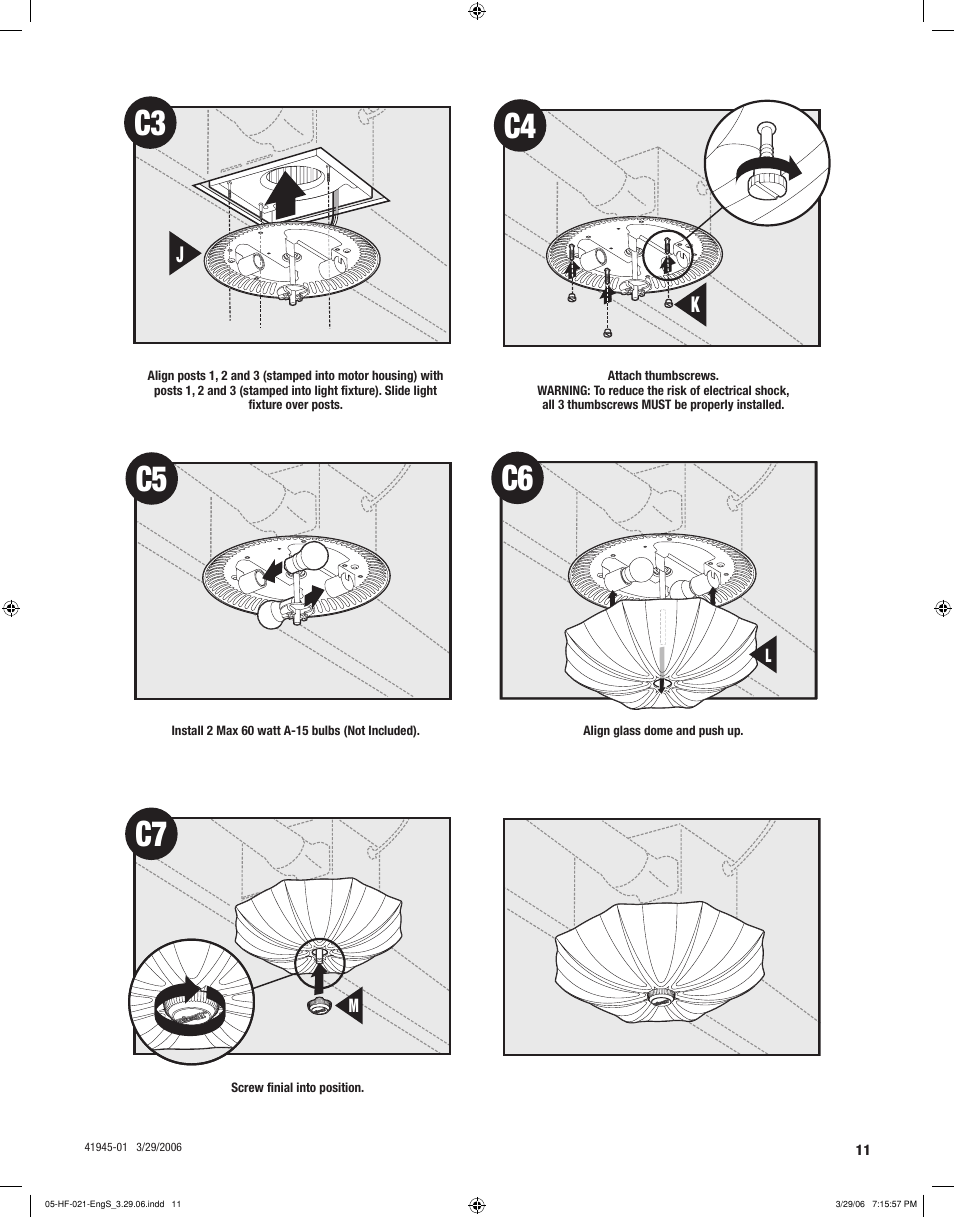 C5 c6 | Hunter Fan 82003 User Manual | Page 11 / 28