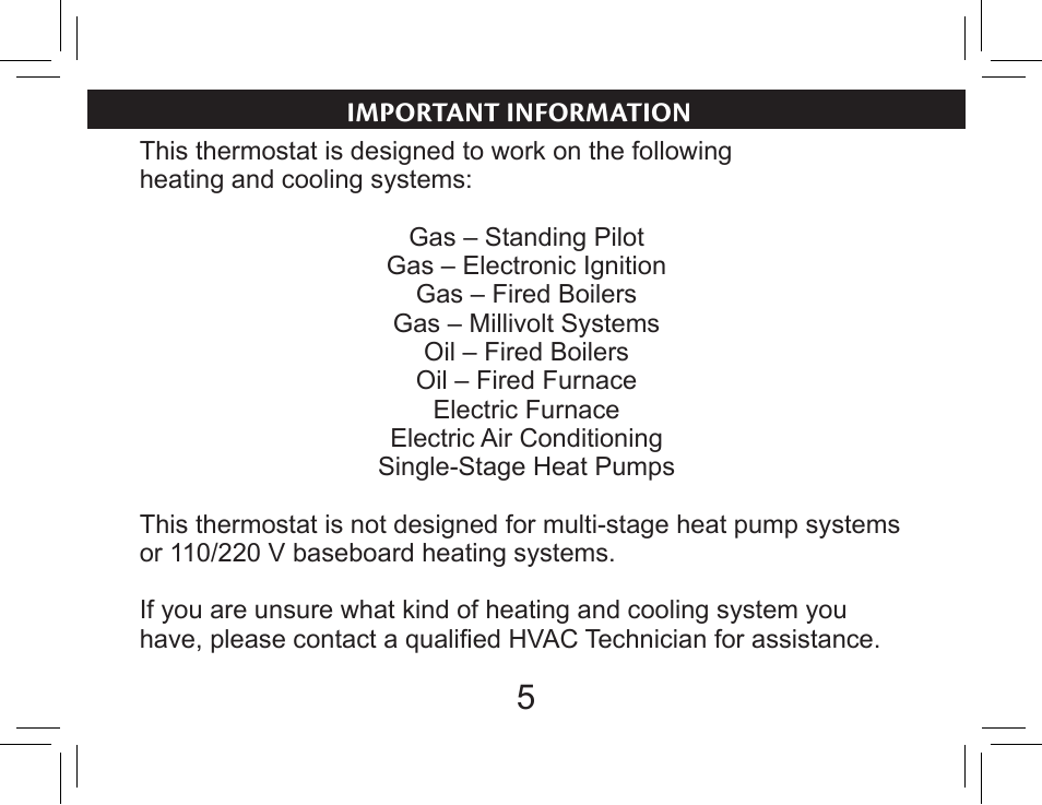 Important information | Hunter Fan 44377W User Manual | Page 5 / 64