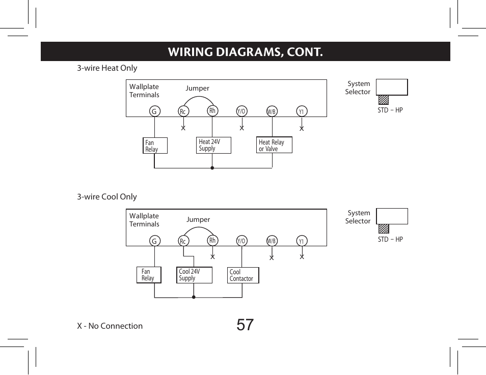 Wiring diagrams, cont | Hunter Fan 44377W User Manual | Page 57 / 64