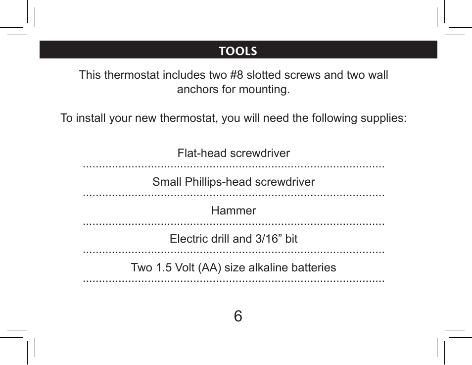 Tools | Hunter Fan 44377W User Manual | Page 6 / 64