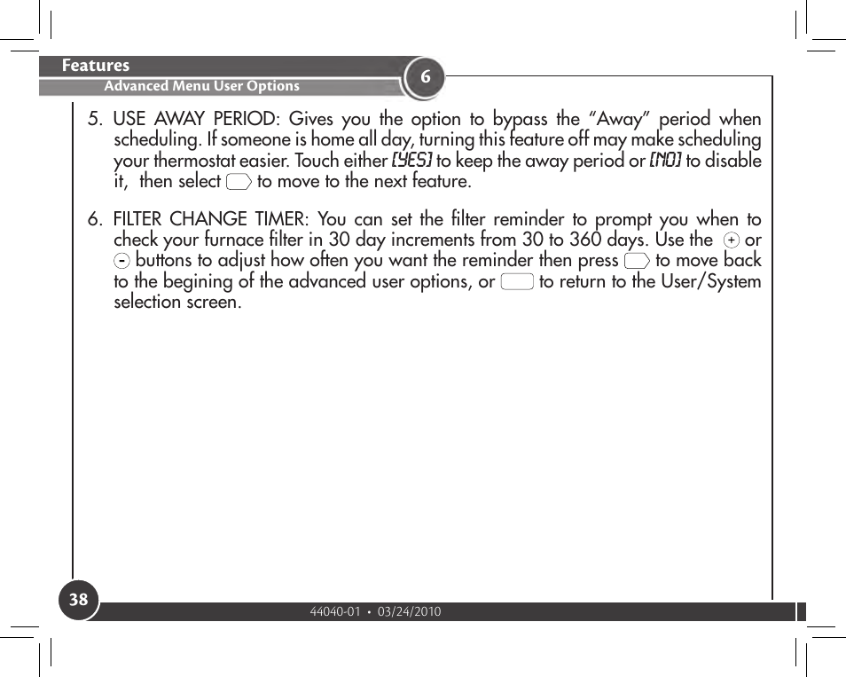 Hunter Fan 44905 User Manual | Page 38 / 54