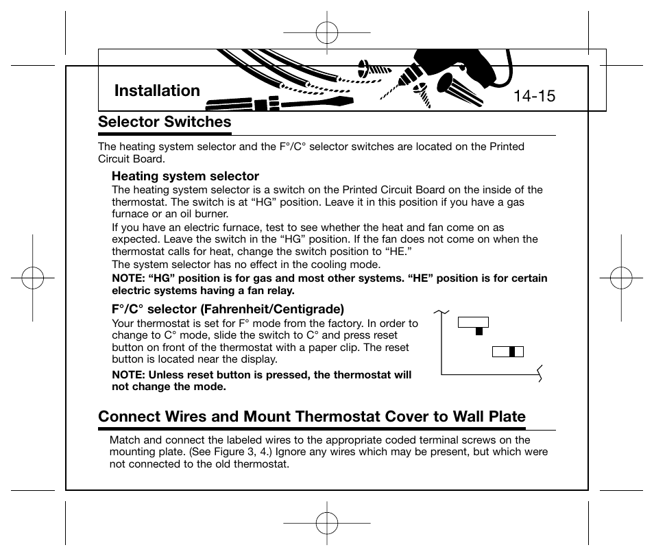 15 installation | Hunter Fan 44250 User Manual | Page 14 / 34