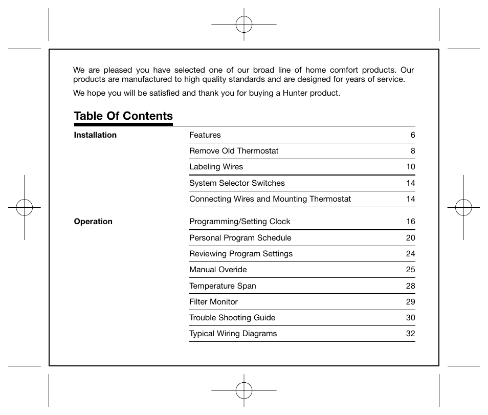Hunter Fan 44250 User Manual | Page 3 / 34
