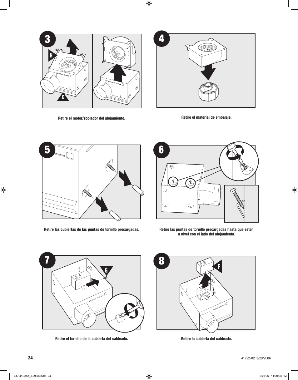 Hunter Fan ELLIPSE 90063 User Manual | Page 24 / 40