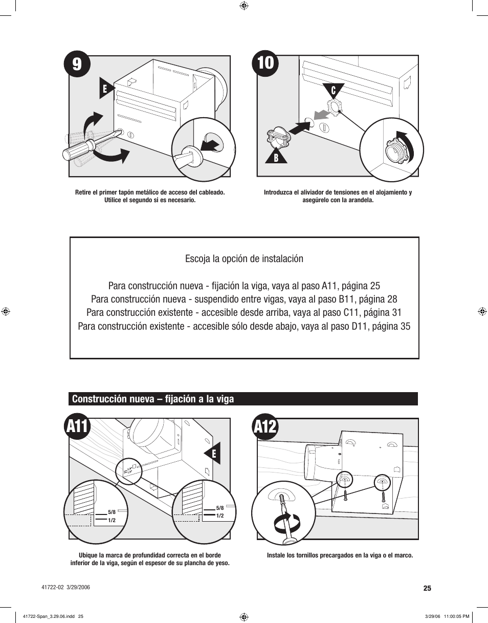 Hunter Fan ELLIPSE 90063 User Manual | Page 25 / 40