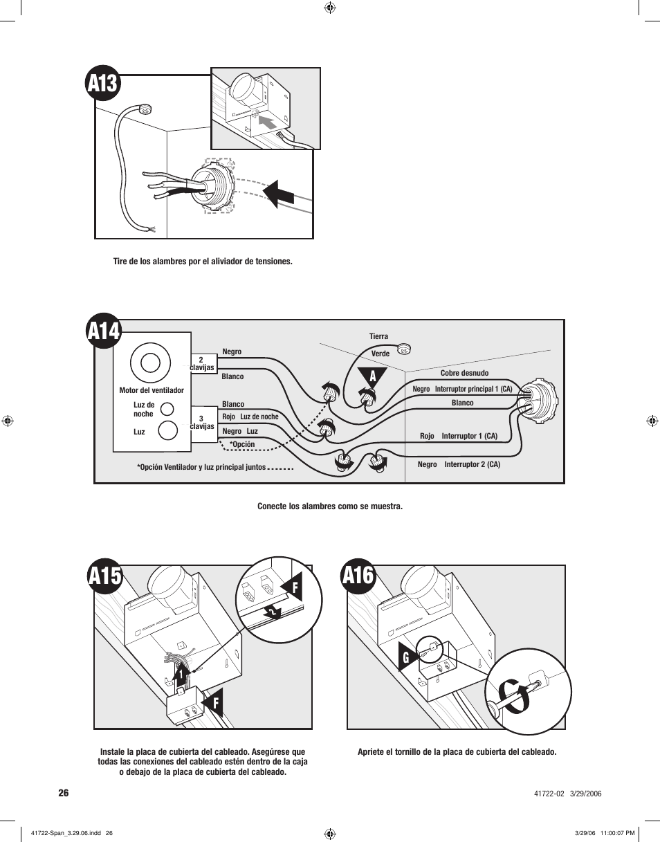 Hunter Fan ELLIPSE 90063 User Manual | Page 26 / 40