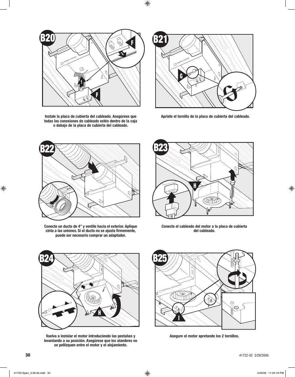 B22 b23 | Hunter Fan ELLIPSE 90063 User Manual | Page 30 / 40