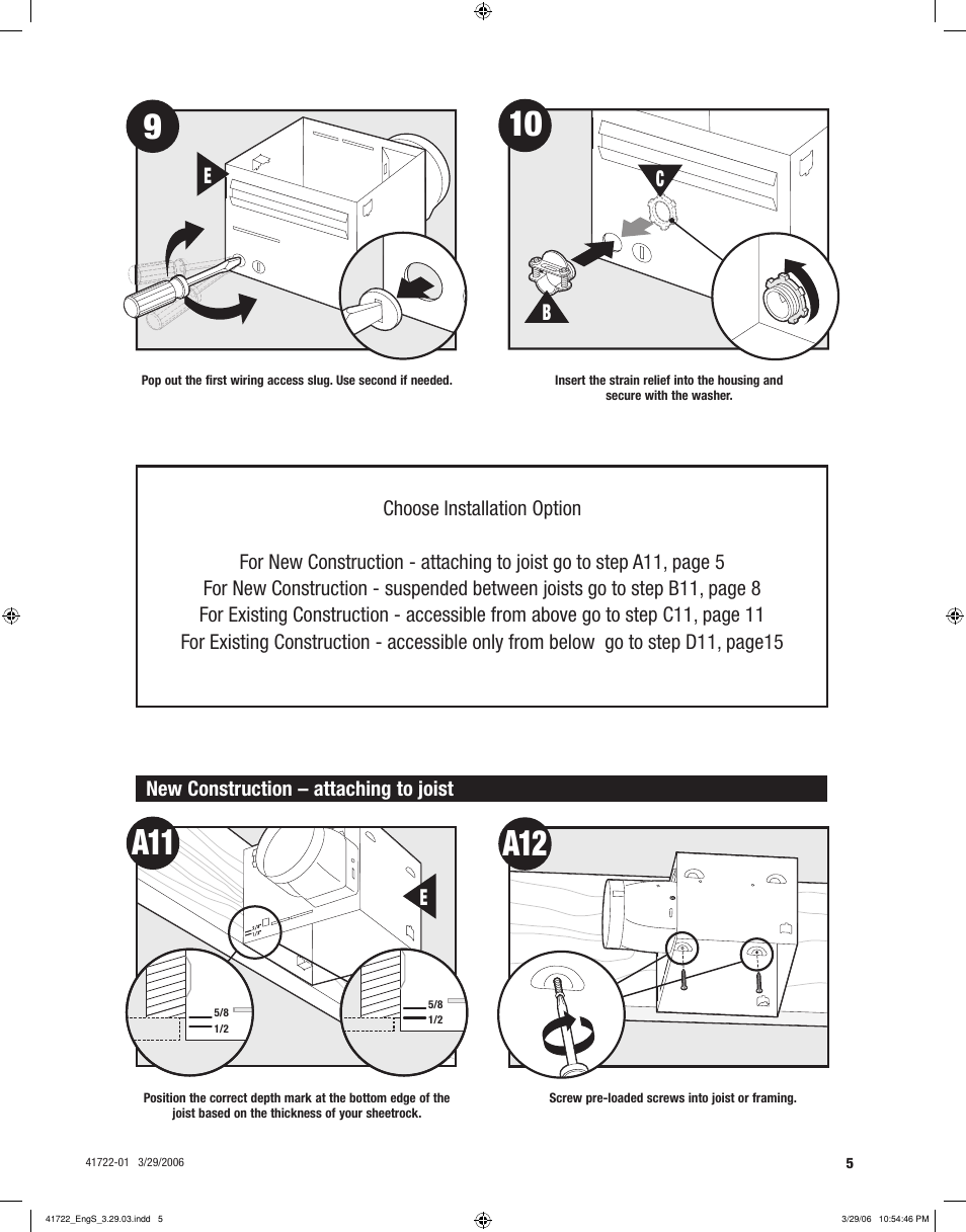 Hunter Fan ELLIPSE 90063 User Manual | Page 5 / 40