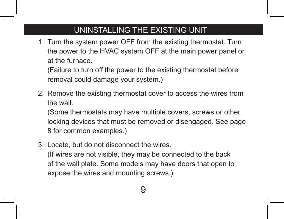 Hunter Fan 44360 User Manual | Page 9 / 58