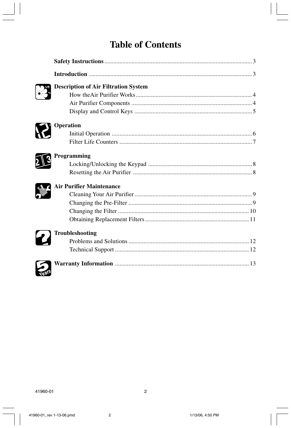 Hunter Fan 30525 User Manual | Page 2 / 15