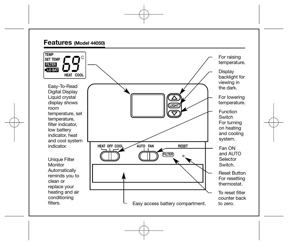 Features | Hunter Fan 44050 User Manual | Page 7 / 24