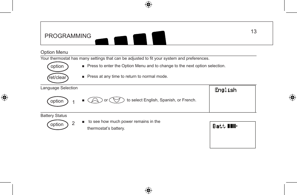 Programming | Hunter Fan 44668 User Manual | Page 13 / 100