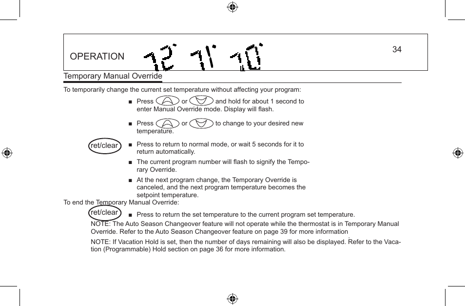 Operation | Hunter Fan 44668 User Manual | Page 34 / 100