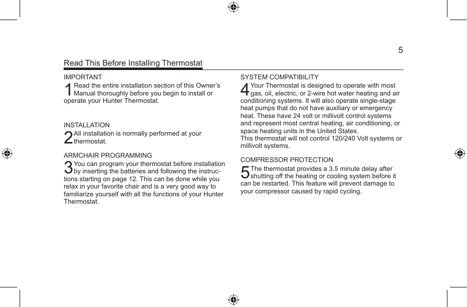 Hunter Fan 44668 User Manual | Page 5 / 100