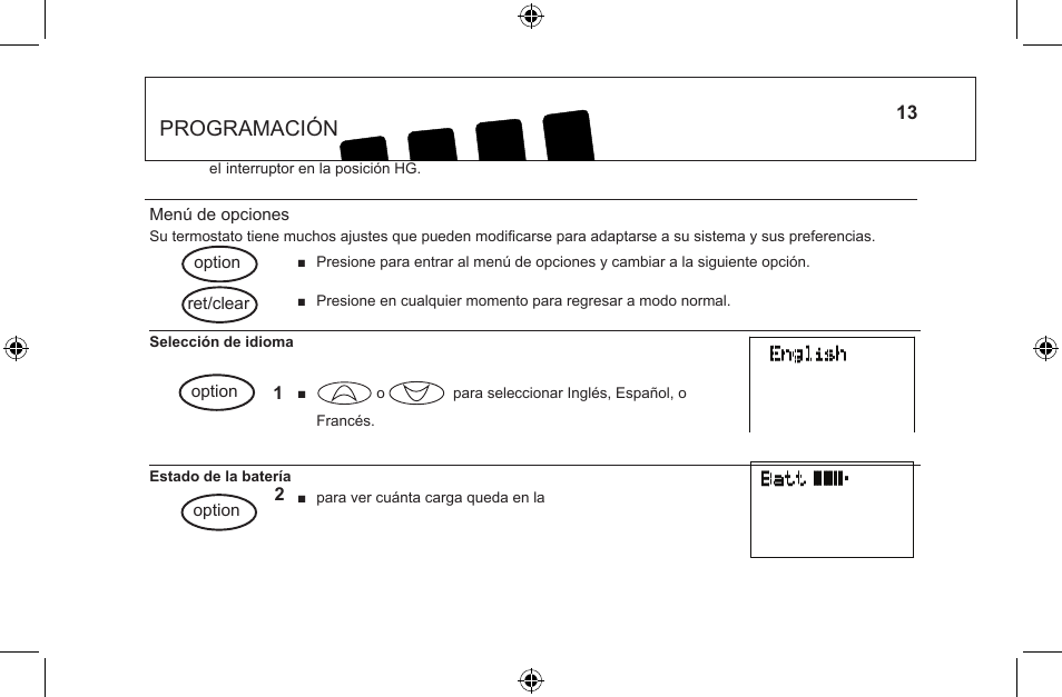 Programación | Hunter Fan 44668 User Manual | Page 63 / 100