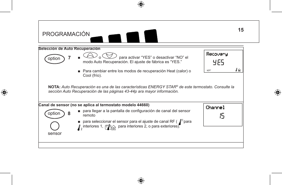 Programación | Hunter Fan 44668 User Manual | Page 65 / 100