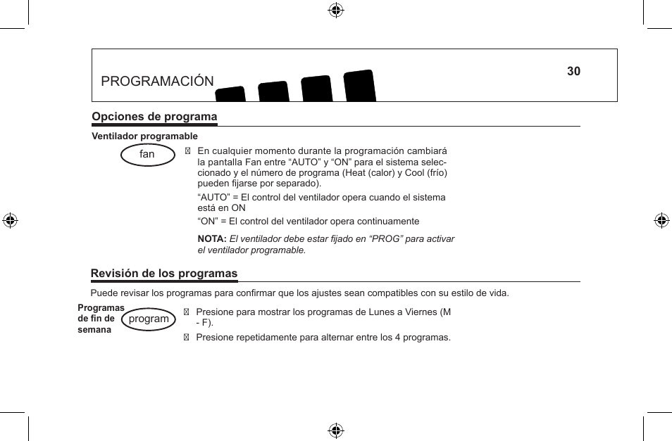 Programación | Hunter Fan 44668 User Manual | Page 80 / 100