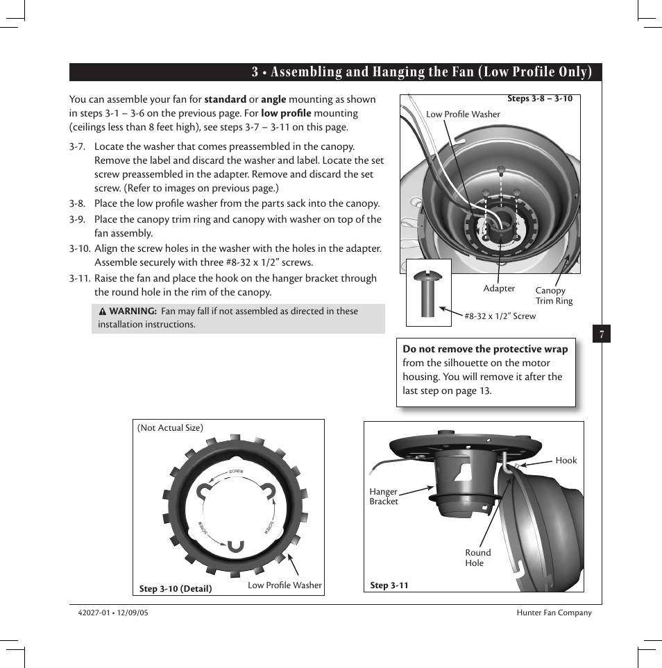 Hunter Fan hunter 42027-01 User Manual | Page 7 / 16