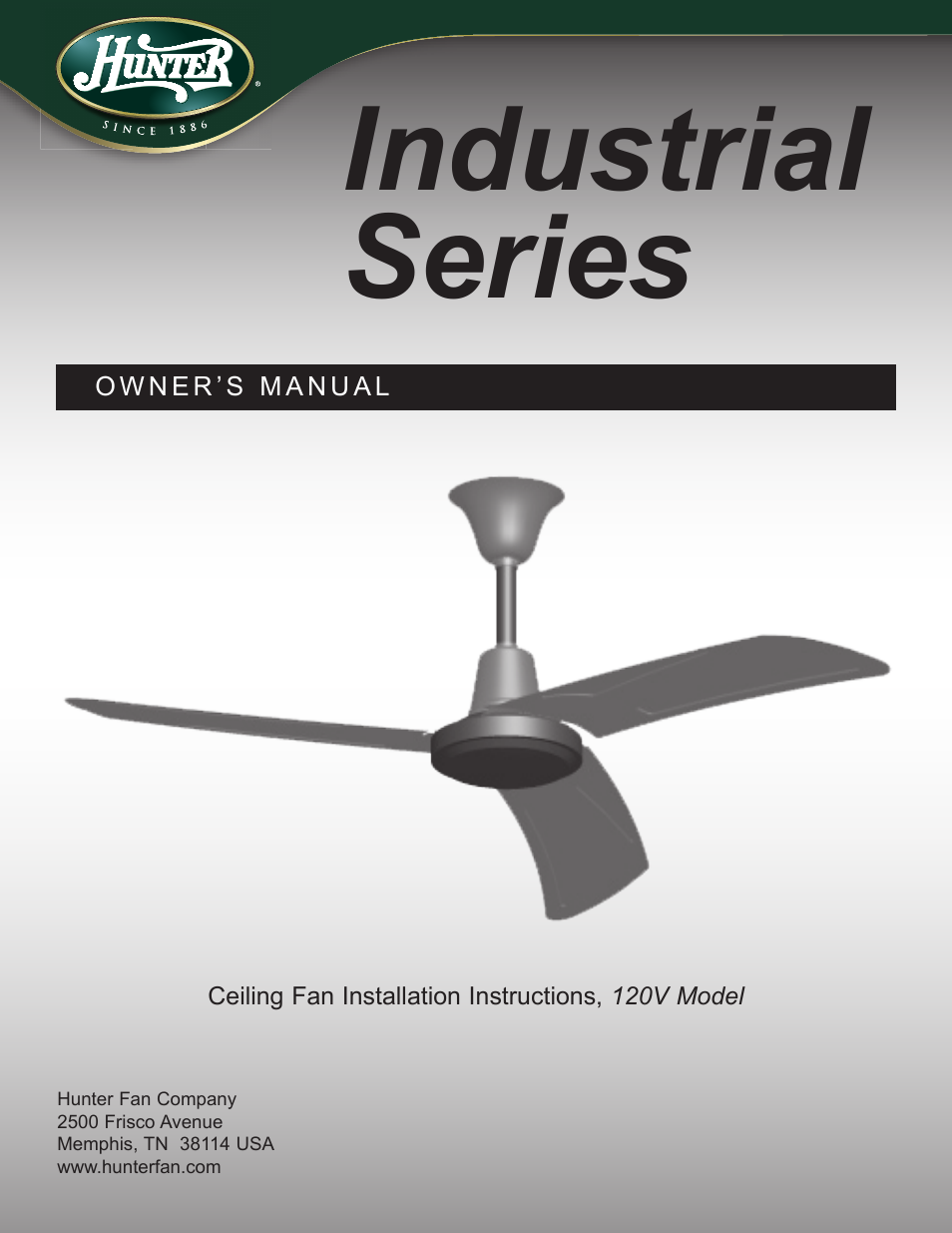 Hunter Fan 44200 User Manual | 8 pages