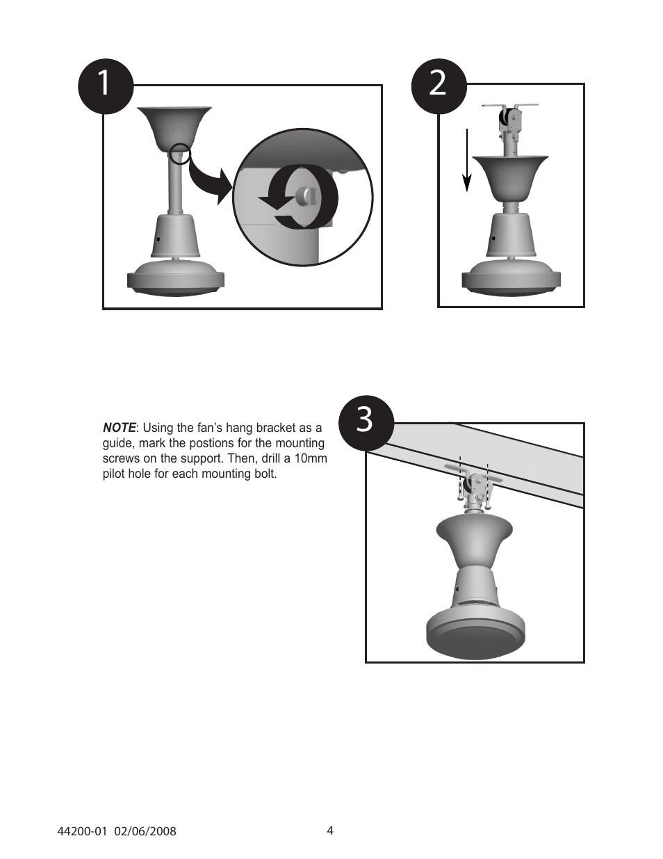 Hunter Fan 44200 User Manual | Page 4 / 8