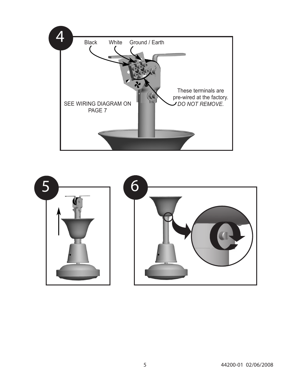 Hunter Fan 44200 User Manual | Page 5 / 8