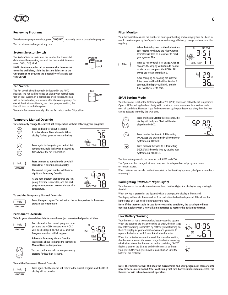 Hunter Fan 43255 User Manual | Page 6 / 7