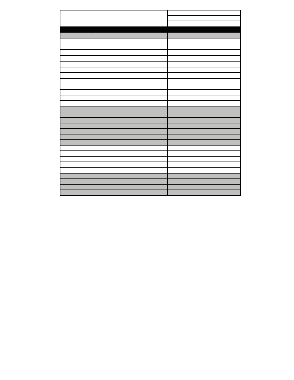 Parts guide, Guía de piezas, Part list | Hunter Fan 28078 User Manual | Page 2 / 4