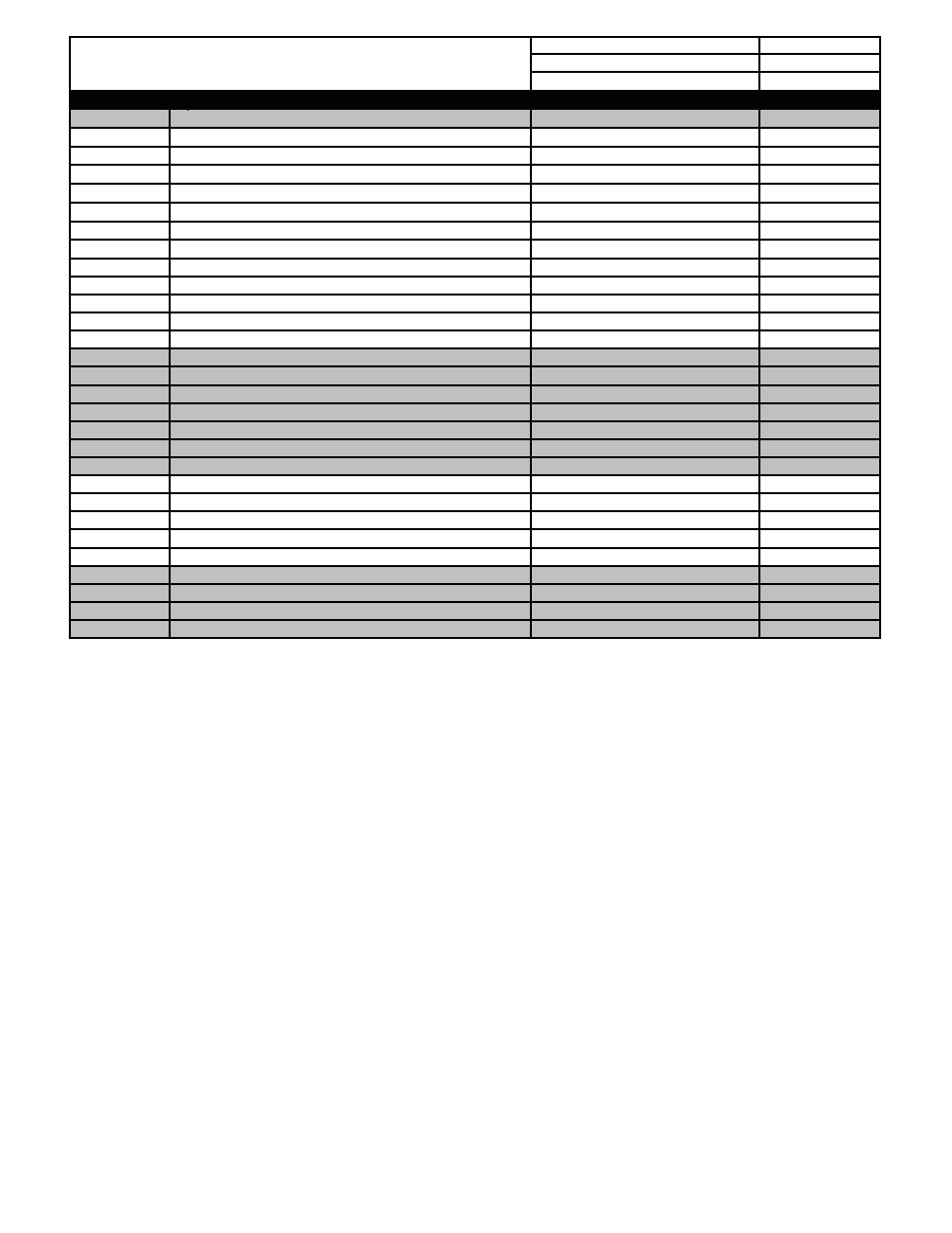 Parts guide, Guía de piezas, Lista de piezas | Hunter Fan 28078 User Manual | Page 4 / 4